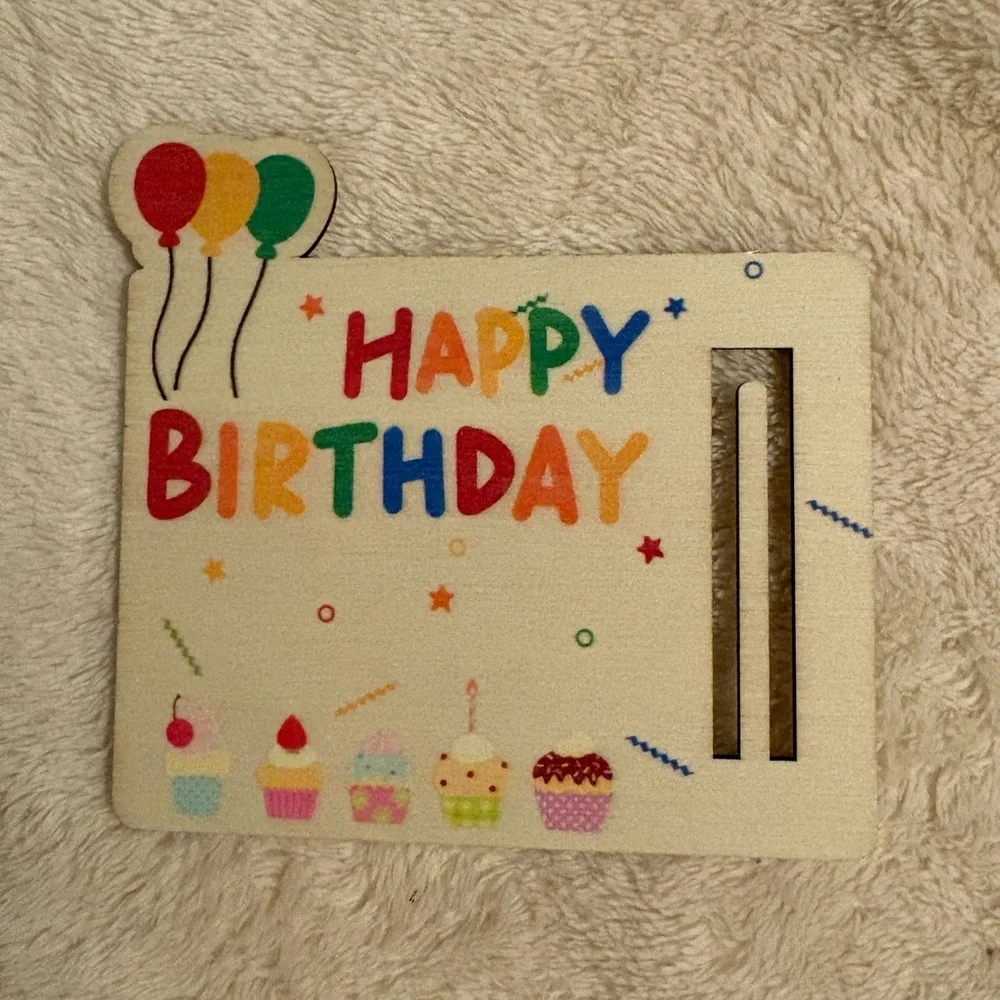 Colorful Happy Birthday Cash Holder
